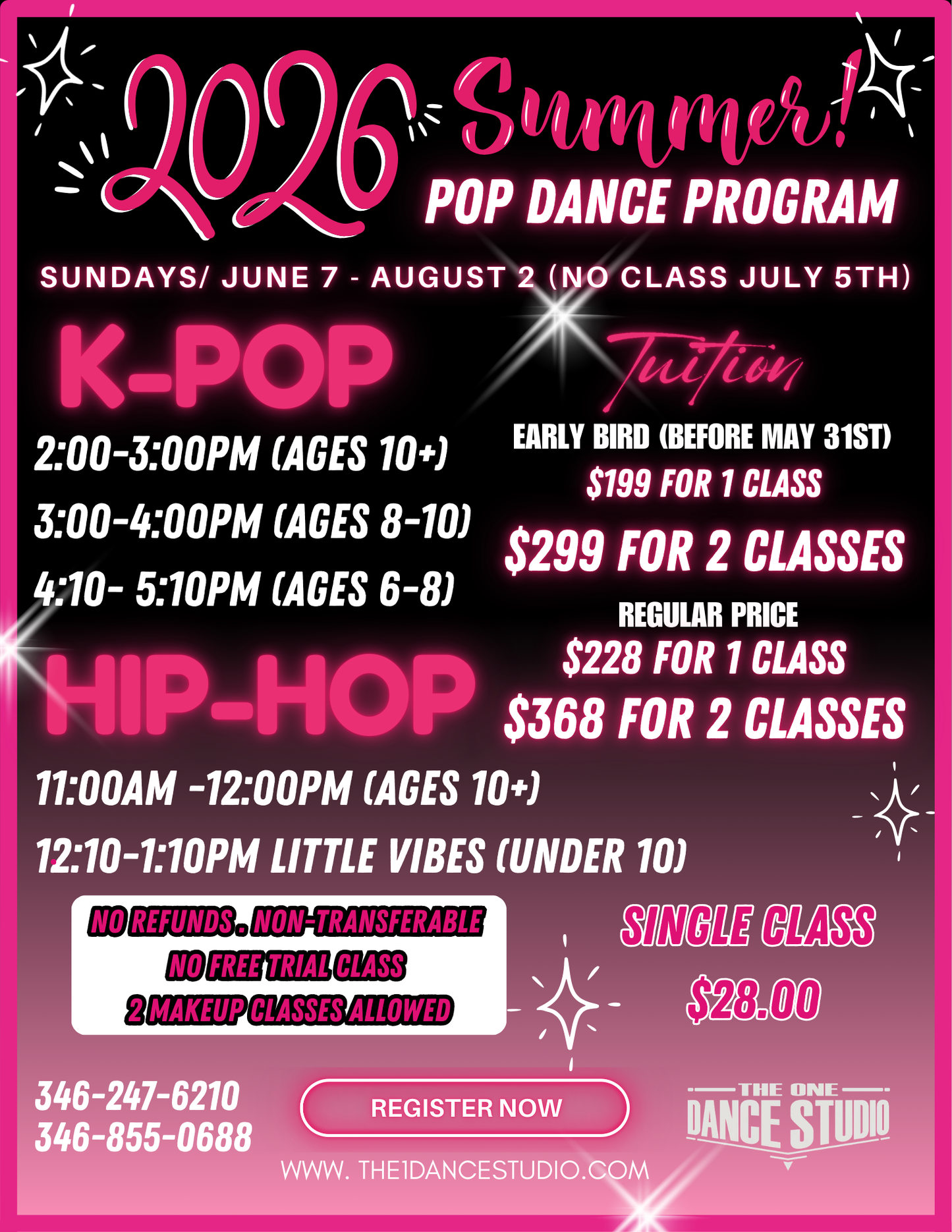 2026 SUMMER Kids Pop
