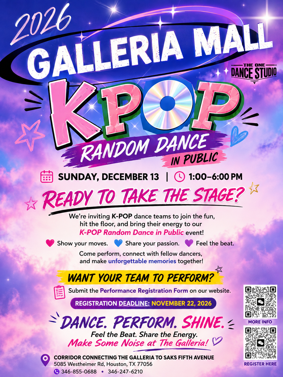 PEFORMERS ONLY Galleria K-pop Random Dance Play